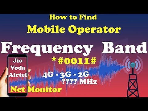 HOW TO FIND FREQUENCY BAND OF MOBILE OPERATOR