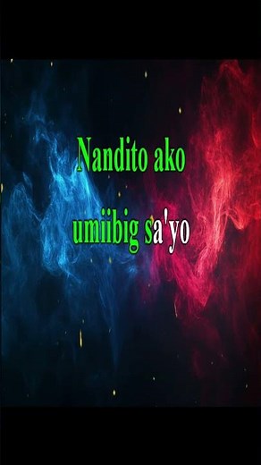 NANDITO AKO - OGIE ALCASID (KARAOKE VERSION) #shorts #karaoke