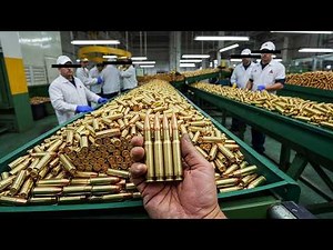 🔥 Inside an Ammunition Factory 🏭 Full Bullet Manufacturing Process