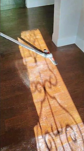 Engineered hardwood wax removal — bringing back the natural shine the right way! 👑✨#rmfcs #wax