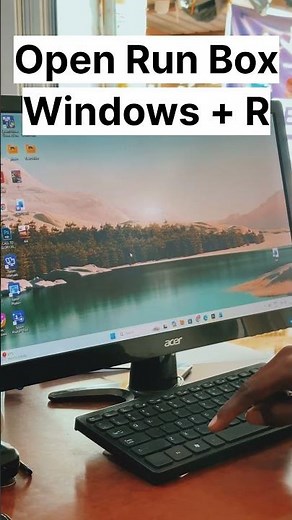 Windows + R: Open the Run Box Instantly