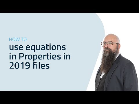 SOLIDWORKS TUTORIALS: How to use equations in Properties in 2019 files