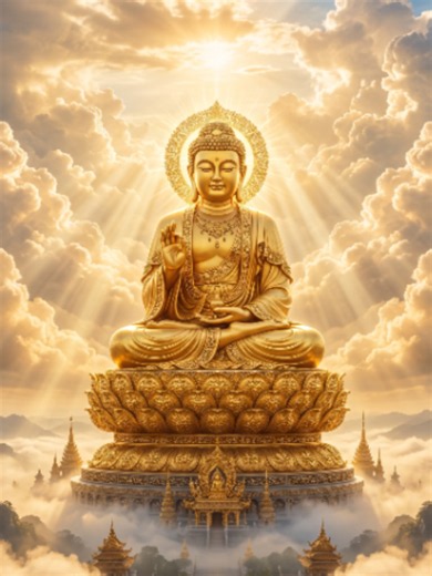 Entering the golden pure land of absolute peace. Let the divine light wash away all your worries. 🙏🌅✨ Bước vào cõi tịnh độ vàng của sự bình yên tuyệt đối. Hãy để ánh sáng thiêng liêng cuốn trôi mọi lo âu của bạn. 🙏🌅✨ အပြည့်အဝ ငြိမ်းချမ်းမှု၏ ရွှေရောင်သန့်စင်မြေထဲသို့ ဝင်ရောက်လိုက်ပါ။ ဘုရားသခင်၏ အလင်းရောင်က သင့်စိုးရိမ်ပူပန်မှုအားလုံးကို ဖယ်ရှားပေးပါစေ။ 🙏🌅✨ #Buddha #Miracle #Buddhism #HopeCore #Karma #Sadhu #PureLand #Peace #BuddhaMiracle #TinhDo #AnNhien #TamLinh #တည်ငြိမ်မှု #သန့်ရှင်းမြေ