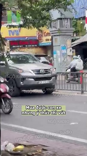 He bought the car, but his sense of responsibility is terrible.