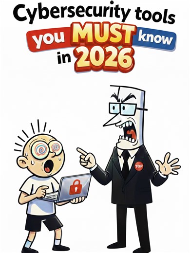 🔥Cybersecurity tools you MUST know in 2026 🔥If you want to get into ethical hacking, penetration testing, or SOC, start here 👇 🛠 Essential Cybersecurity Tools • Kali Linux – The #1 OS for penetration testing & ethical hacking • Nmap – Network scanning, open ports & service discovery • Wireshark – Packet analysis & attack detection at network level • Splunk – SIEM tool used by real security teams • Burp Suite – Web application security & vulnerability testing • Metasploit – Exploit framework 