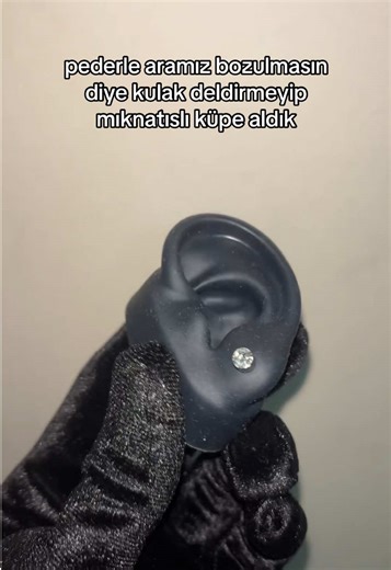 Magnetic Earrings for Pain-Free Ear Piercing