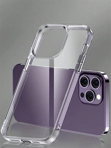 Transparent Phone Case Compatible With IPhone 11 12 13 14 15 Pro Max Soft TPU Silicone Compatible With IPhone X XS Max XR Back Cover Clear Case Waterproof Shockproof Anti-Fall Scratch Resistant | SHEIN