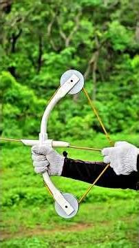 DIY Bamboo Bow: Powerful Homemade Weapon! 🏹