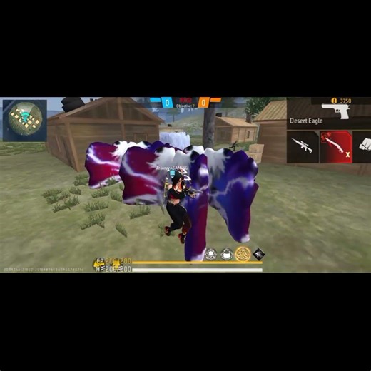 World Fastest Glowall Throw Moment Speed | 2 Finger Handcam gameplay@ANANYAGAMING7