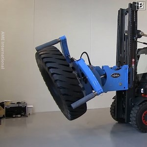 This Machines Transports Massive Tires!! AME International | Fossbytes