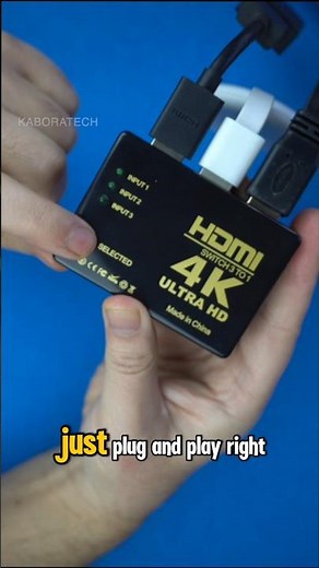 4K HDMI Switch - 3 Devices, 1 Screen! Game Changer! 🎮📺