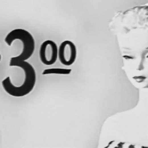 The First Ever Barbie Commercial (1959) - A Blast from the Past! #barbiedoll