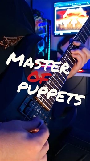 Master of Puppets GUITAR COVER !!🔥🔥 #metallica #guitarcover