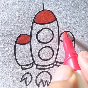 19K views · 148 reactions | How to draw a rocket | All About Art | Facebook