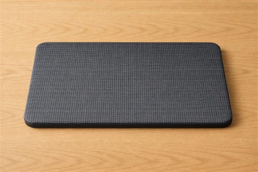 TV Stand Rotating Rectangular Turntable Covered in an Industrial Charcoal Linen Mesh Colored Vinyl - Custom Size Wood Swivel Lazy Susan - Etsy