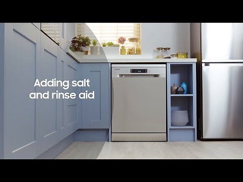 How to add salt and rinse aid to your Samsung Dishwasher | Samsung UK