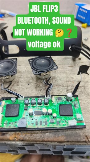 JBL FLIP3 CHANGE OK, LED working ok but no sound bluetooth conation ❓