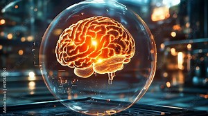 Exploring the interplay of technology and neuroscience in a futuristic lab setting