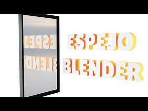 Espejo en Blender
