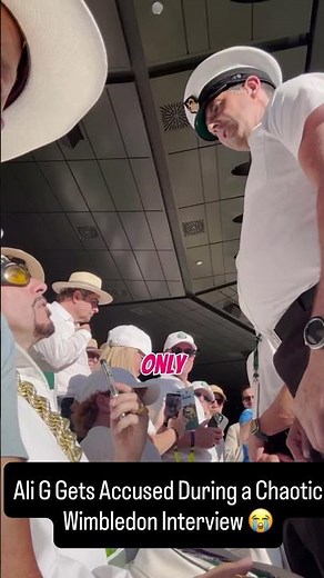 Ali G gets accused of something completely unexpected during Wimbledon… 😭🎾 #alig