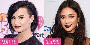 Here's What 5 Lip Colors Look Like In Glossy Vs. Matte