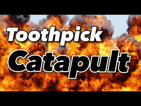 How to make a toothpick catapult
