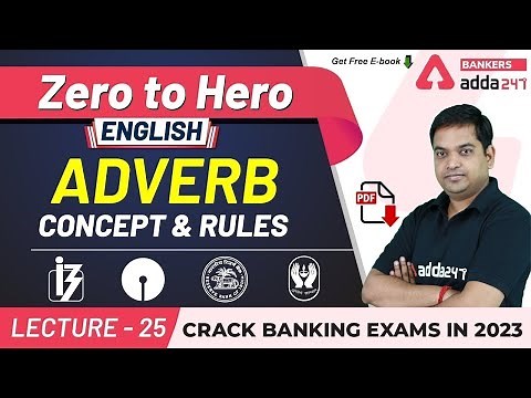 Adverb | Concept and Rules in English Grammar | Adda247 Banking Classes | Lec-25