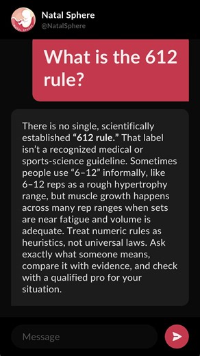 What is the 612 rule?