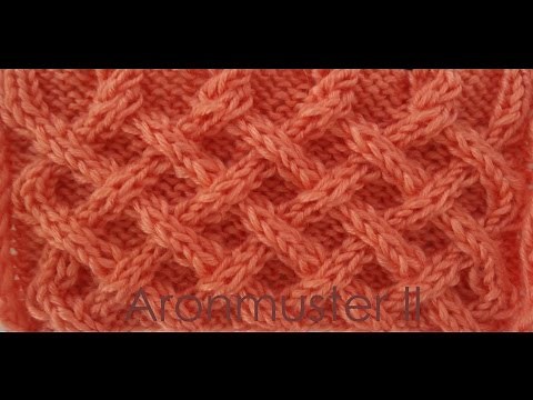 Aranmuster II *Zopfmuster Strickmuster Saxon Braid