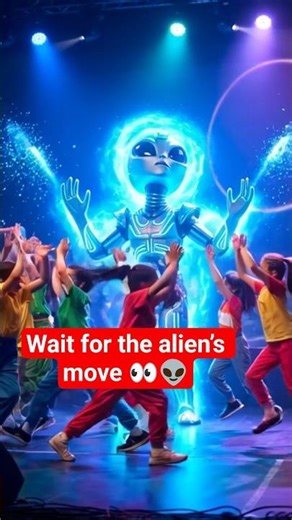 Kids Start Dancing… Then an Alien Joins Them 👽💃 #shorts #short #reels