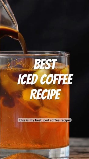 The Best Homemade Iced Coffee - Sweet Iranian Recipe #homebarista #icedcoffee #coffeerecipe