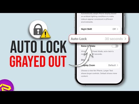 Fix Auto-Lock Grayed Out on iPhone | Auto Lock Not Working on iPhone (Easy Fix)