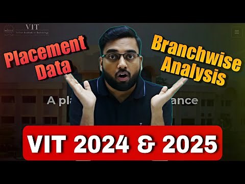 VITEEE Placement Reality 2024-2025 | VIT vellore placement 2024 | VITEEE placement packages