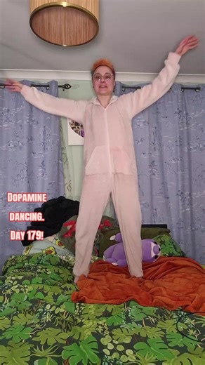 It's dopamine dance time! Day 179! I had a lovely day out to Brighton, as a late birthday celebration today. We went to Food for Friends, in Brighton. Followed by wandering through the lanes and doing some shopping, checking out lots of charity shops and somw vintage stores. I got a perfume from @EDEN PERFUMES and some skincare from another store (I'll do a post showing everything tomorrow). #birthday #day179 #dancefordopamine #mentalhealthmatters #brighton