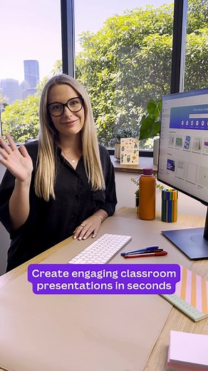Transform your classroom with Canva's AI tools. 🍎 Learn all the ways you can bring fun and innovation to your classroom here: canva.me/EduAIGuides | Canva