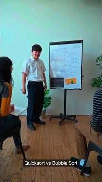 Quicksort vs Bubble Sort #Shorts