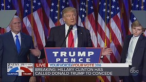 32K views · 463 reactions | Taking a look back: President-elect Donald Trump reached a shocking victory in the 2016 election yesterday. Here’s a look back at the historic day: | ABC7NY | Facebook