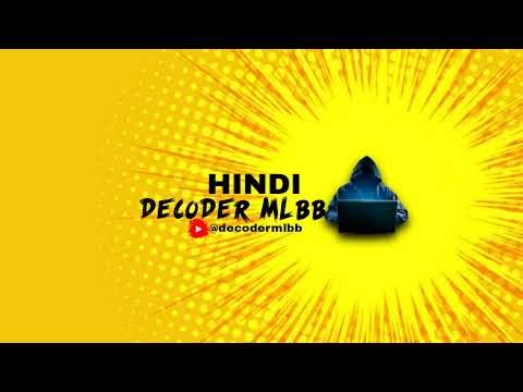 ✅️ Live streaming of DECODER MLBB