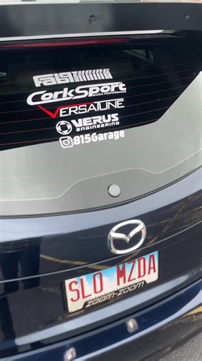 Jon on Instagram: "Just showcasing some @corksport parts on the Mazda 😊 Mods: @afepower - Stage 2 intake, throttle body spacer @mazdausa - ND Miata shift knob, rain deflectors, 2.5 throttle body, 17-18 side mirrors, 13’ CX-5 engine cover, 17-18 steering wheel, CX-5 rear brakes @ebay - Honeycomb grill, dynamic mirror turn signals, tinted LED turn signals, fog light DRLs @hella.group - Hella Sharptones @corksport - Performance rear motor mount, 80mm catback exhaust, rear wiper delete, front strut