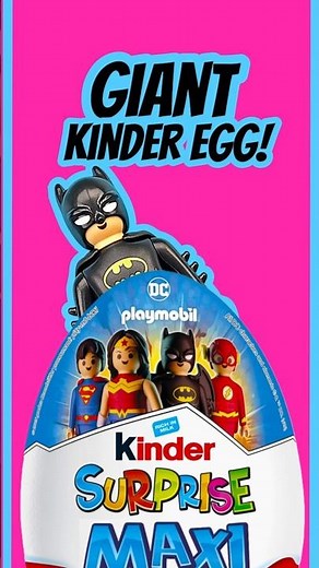 Unboxing a HUGE Kinder Surprise Egg! With Batman toy and #asmr sounds! #kinderjoy #batman