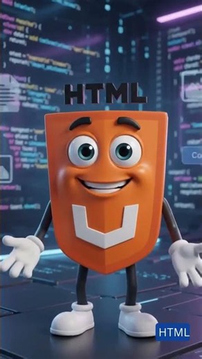 أنا الـ HTML.. الأساس اللي بتبني عليه أي موقع! 🌐🧱 #shorts
