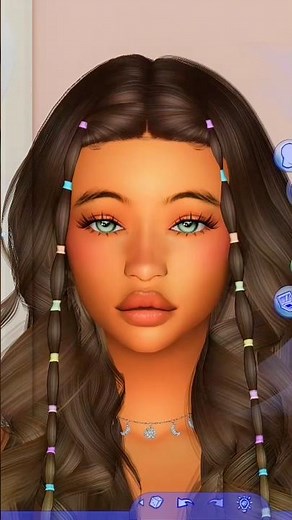 Sim makeover ♡ | The Sims 4 create a sim Cas #sims4 #sims4cc #simmer #sims4cas #ts4