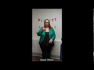QAC Makaton #SignOfTheWeek - "Good Work"