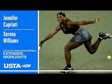 Jennifer Capriati vs. Serena Williams Extended Highlights | 2004 US Open Quarterfinal