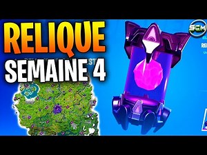EMPLACEMENT TOUTE LES RELIQUE EXTRATERRESTRE SEMAINE 4 FORTNITE, ALL ALIEN ARTIFACT LOCATIONS WEEK 4