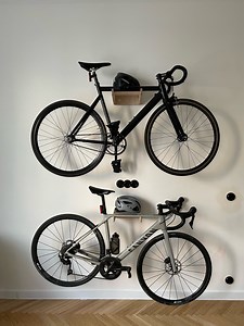 Minimalist Plywood Bicycle Wall Mount - Bike Rack - Bike Storage - Etsy