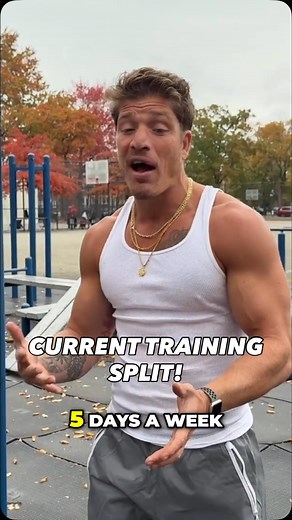 29 reactions · 3 comments | My CURRENT Training Split Sunday- Legs Monday- Push Tuesday- Pull Wednesday - Rest / conditioning / mobility Thursday- Lower Body Friday- Upper Body This split allows you to hit each muscle group 2 times per week for optimal hypertrophy benefits. If you want to take your training to the next level, hit me up. #calisthenics #training #split | Barnatural Fitness | Facebook