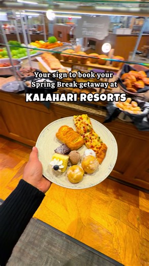 ✅ Save this post and check out @kalahariresorts for your Spring Break getaway to get Kalahari’d away ✨ #kalaharipartner I recently visited Kalahari Resorts & Conventions and loved how stress free it was. The East Coast's Largest Indoor Waterpark and always 84 degrees and sunny, it’s such a fun escape with everything all under one roof. My favorite was the arcade with laser tag and the escape room. The shopping area was great, and the halotherapy at the spa was incredibly relaxing. Dining options