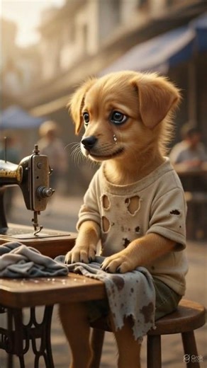 Poor Puppy Tailor’s Hard Work Changed Everything ❤️ | Emotional Short Film #shorts #emotionalstory