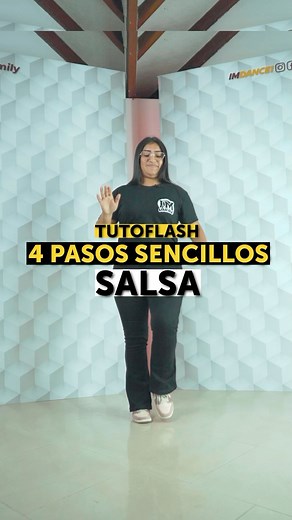 213K views · 1.4K reactions | Aprende estos 4 pasos de salsa facilito y sal a bailar con total confianza.  Guarda este video y practícalos cuando quieras.  #tutoflash #aprendeabailarsalsa #comobailarsalsa #bailandosalsa #tutorialdance #quierobailar #salsadance #reeldance #imdance #imdancers | IM Dance - Academia de Baile | Facebook